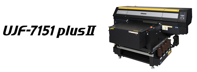 UJF-7151 plusⅡ | High-performance flatbed UV inkjet printer