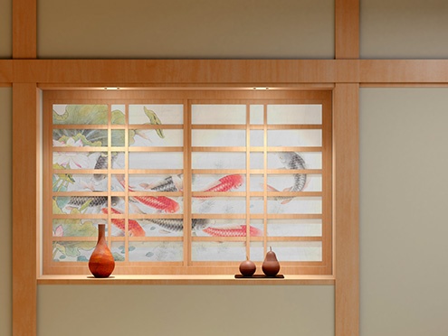 Shoji (sliding paper door)